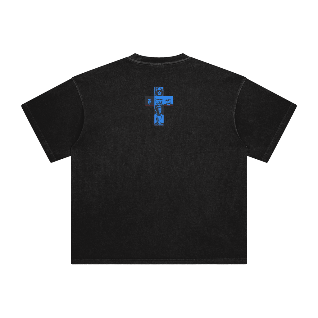 GRATEFUL FOR NOTHING — Washed Black Tee