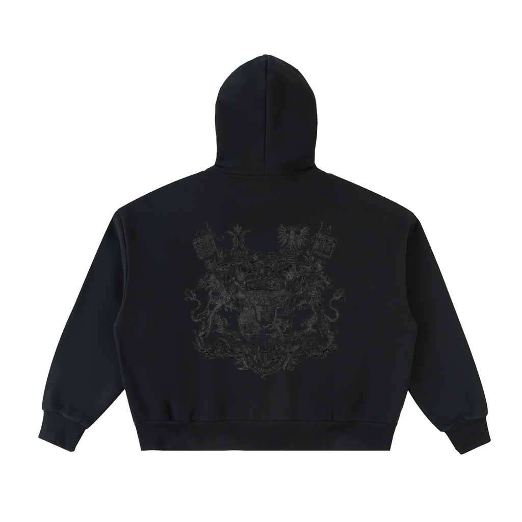 Chrome Script Zip Hoodie