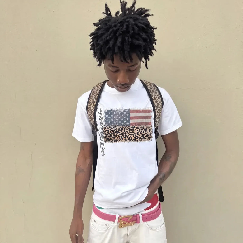Leopard Flag Tee