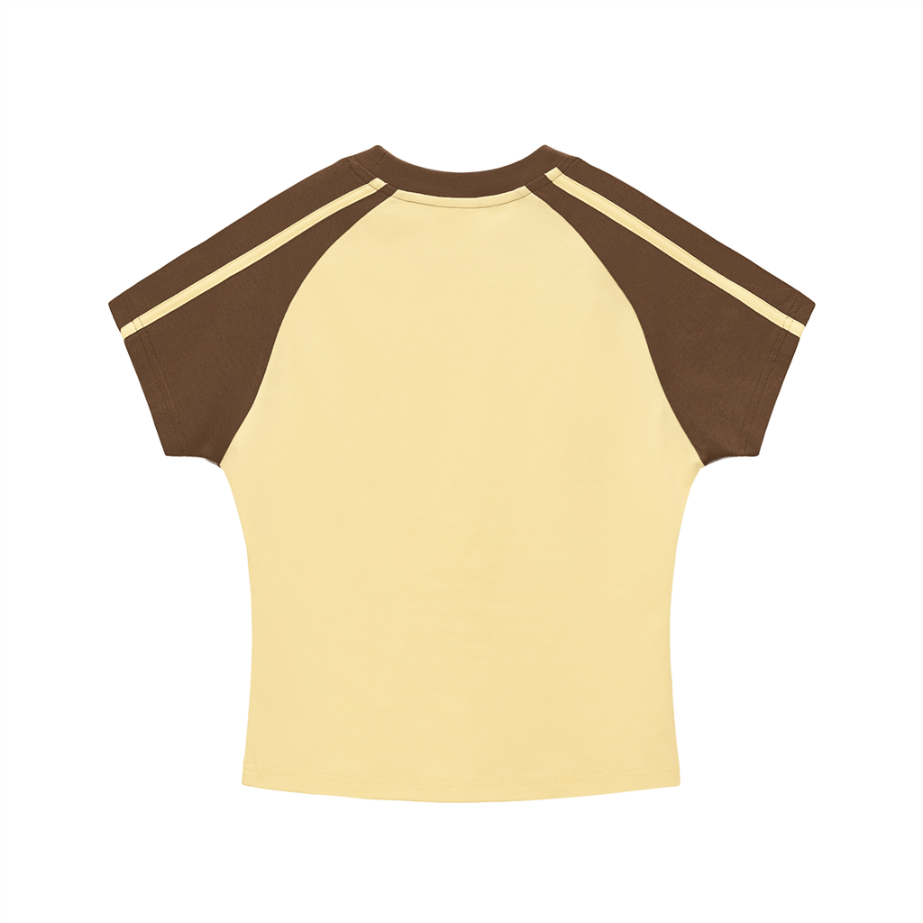Cross Panel Baby Tee