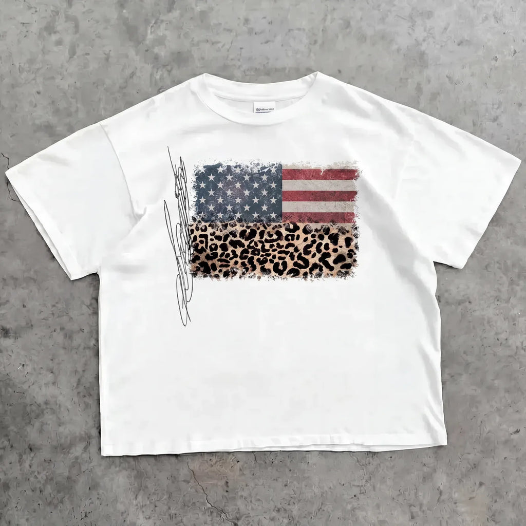 Leopard Flag Tee