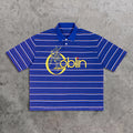 Striped Boxy Polo Shirt