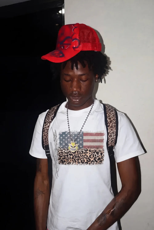 Leopard Flag Tee