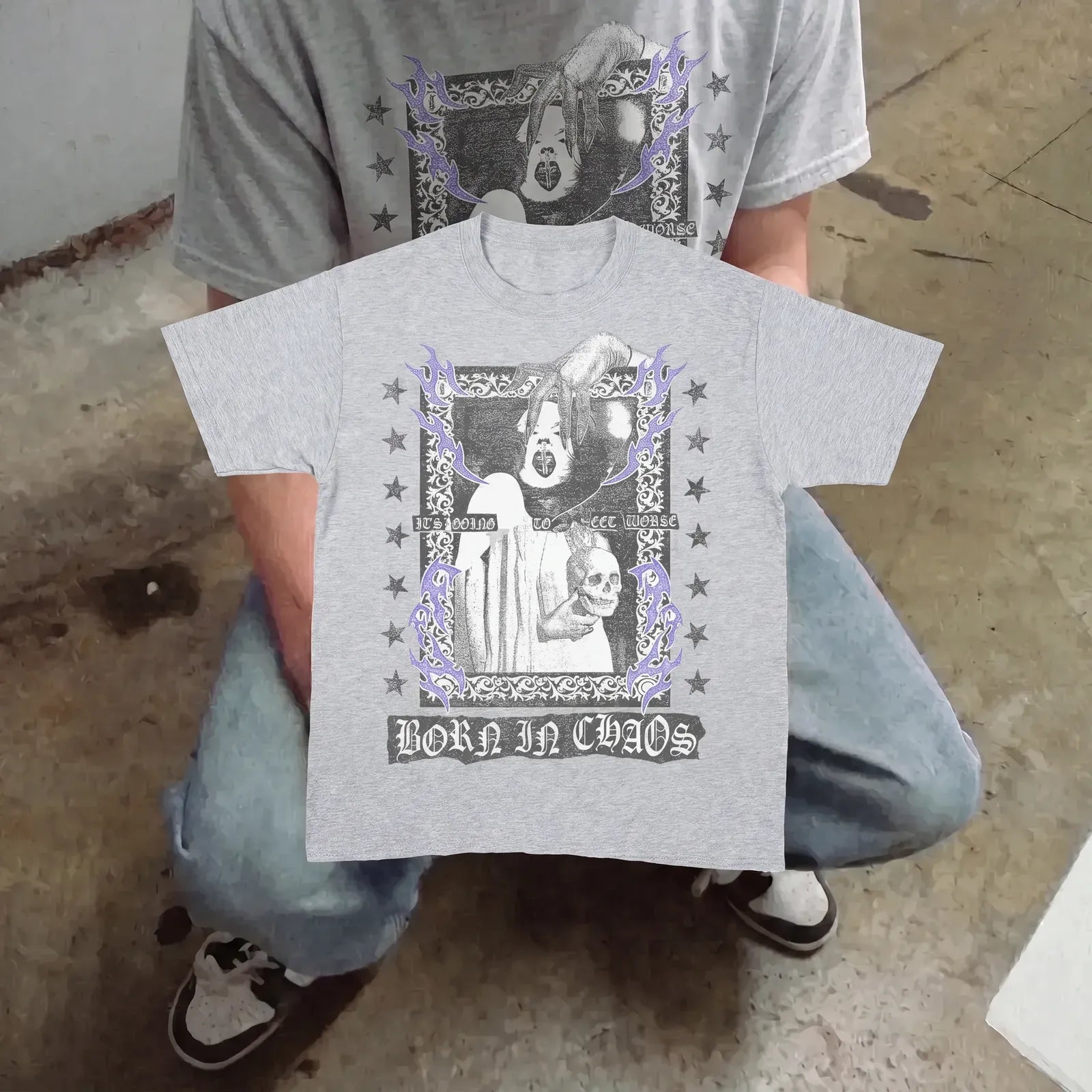 Omen Portrait Gothic Tee