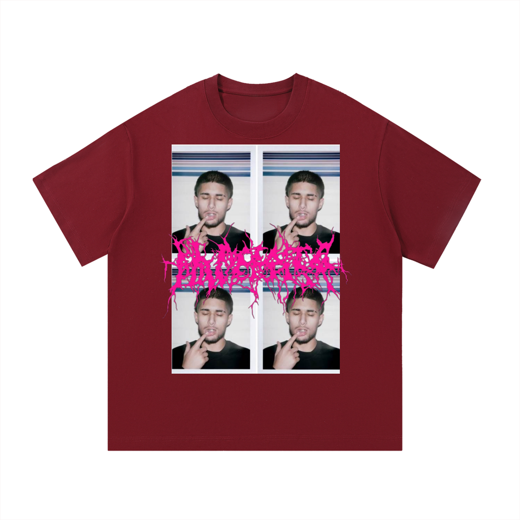 Fake Mink Glitch Grid Tee