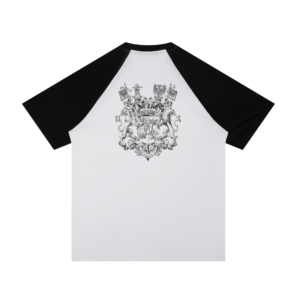 Crimson Portrait Raglan Tee