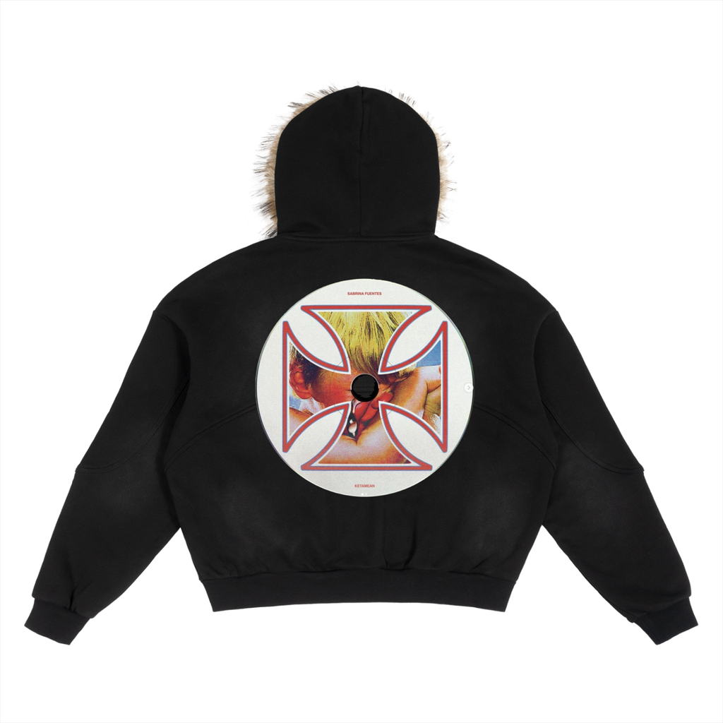 Fur-Hood Zip Jacket